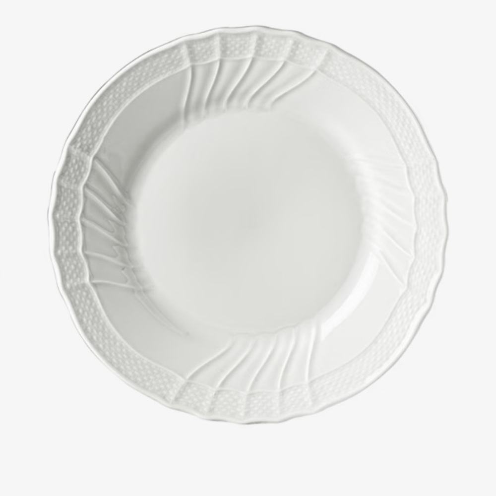 Vecchio Ginori bianco white porcelain bread and butter plate